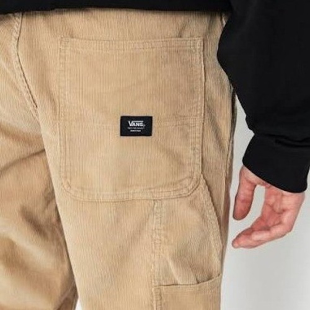 Vans Drill Chore Carpenter Pants Mens 32 Tan Corduroy Relaxed Fit Utility
